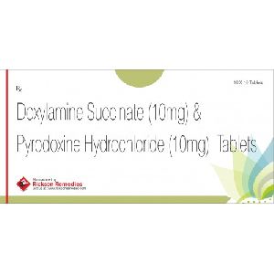 Doxylamine Succinate and Pyridoxine Hydrochloride Tablets