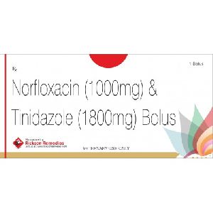 Norfloxacin and Tinidazole Bolus