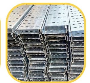 MS Hot-Dip Galvanized Perforated Cable Tray