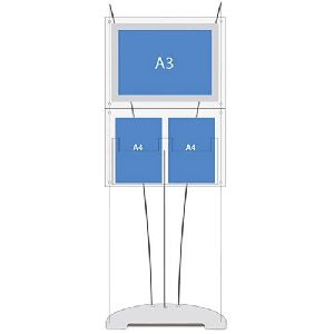 Double Sided Poster Stand
