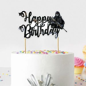 Call of Duty Happy Birthday Cake Topper