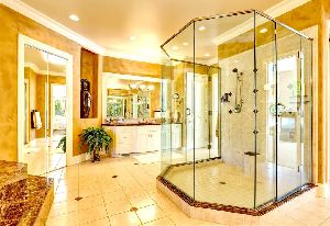 glass shower cubicles