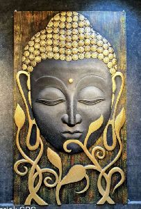 Fiberglass Buddha relief sculptures