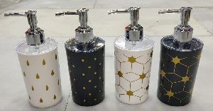 Black gold soap dispenser