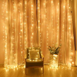 Curtain LED Lights for Room Battery Operated String Lights Fairy Lights
