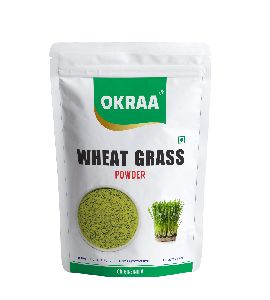 Wheat Grass Powder (Triticum Aestivum) - 100 gm by OKRAA