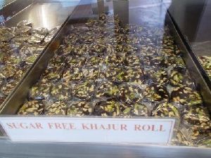 Sugar Free Khajur Roll
