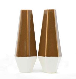 Geometric Hex Vase