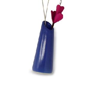 Ceramic Wall Hanging Flower Vase, Width : 2.5 Inches