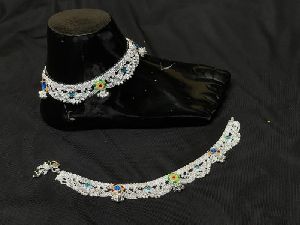 Designer Silver Anklets