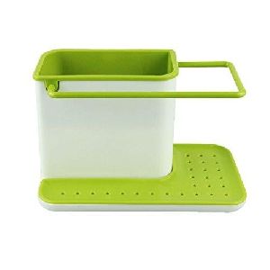 Plastic 3-in-1 Stand for Kitchen Sink Organizer Dispenser for Dishwasher Liquid  120/-