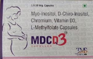 Myo-Inositol, D-Chiro- Inositol, Chromium, Vitamin D3 L-Methylfolate Capsules