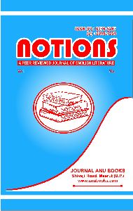 Notions A Journal Of English Literature Book