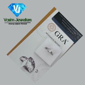 GRA Certified Moissanite Diamond