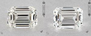 Emerald cut Diamond loose diamond