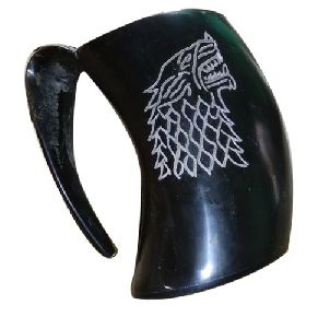 Black Horn Mug