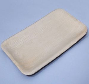 Rectangular Areca Leaf Plate