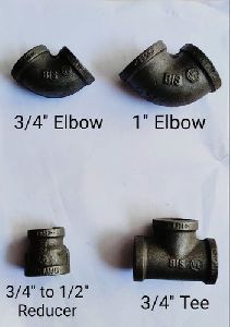 Threaded Black Malleable Iron Pipe Fittings