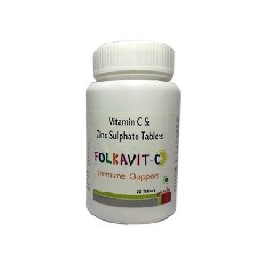 vitamin c zinc sulphate tablets
