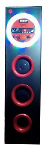 Single Dj Tower Red heavy Bass with Bluetooth ,FM