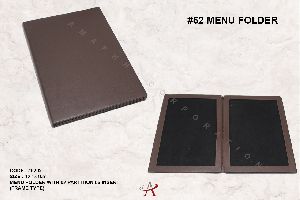 Leatherette Menu Folder