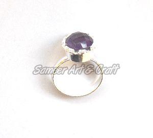Amethyst Jewelry Gemstone Ring