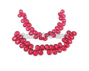 Red Garnet Gemstone Beads Handmade Beaded Strands
