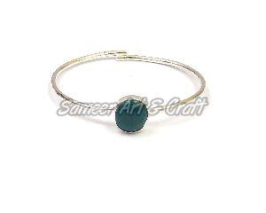 Turquoise Gemstone Adjustable Bangles