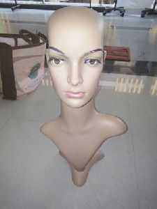 Plastic Female Mannequin Heads