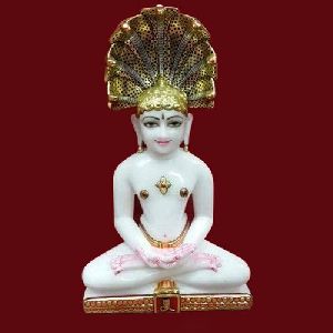 Marble Parshwanath Statue