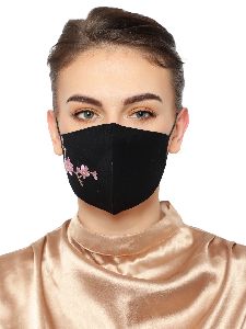 Ladies Black Face Mask