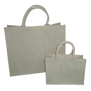 PP Laminated Jute Bag With Padded Cotton Rope Handle