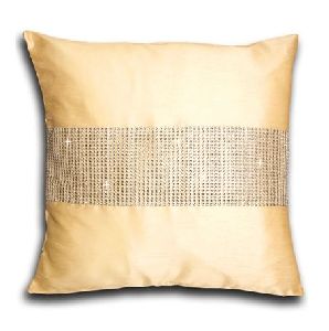 Yellow Silk Cushion Covers