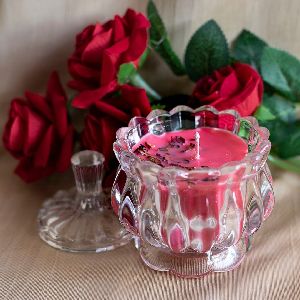 Royal Rose Crystal Jar Candle