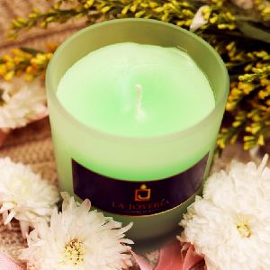 Green Apple Essence White Rime Candle