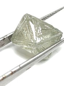White Rough Moissanite Diamond