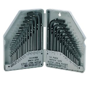 Proskit 8PK-027, 30Pcs Metric &amp;amp; Inch Combination Hex Key Set-