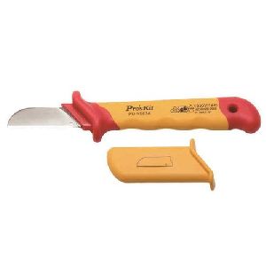 Proskit PD-V003A, VDE 1000V Insulated Straight Blade Cable Knife 54x186mm