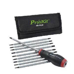 Proskit Sd-T636, 12pcs Torque Screwdriver Set 12-Bits-
