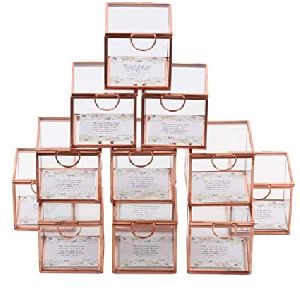 Glass boxes storage boxes