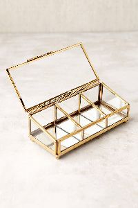 Partition Glass Jewelry Box