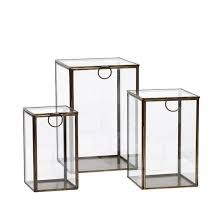 Tall Glass Storage Box