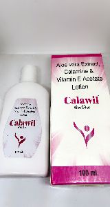 Calawil Lotion  ( Calamine Aloe vera Extract & Vitamin E  Acetate Lotion )