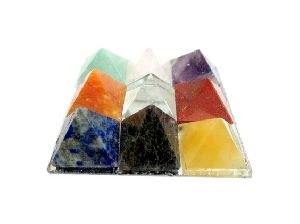 9 Garh Pyramid Plate, Color : Multi