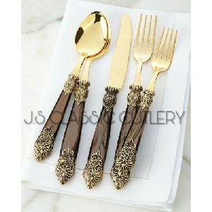 Gold Plated Cutlery Set