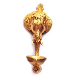 Brass Ganesha Wall Hanging Deepak