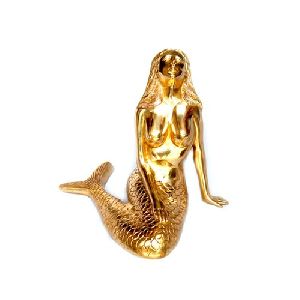 Brass Mermaid Statue