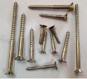 Nickel Polished Stainless Steel Screw