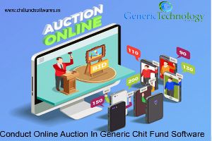 Conduct Online Auction In Generic Chit Fund Software