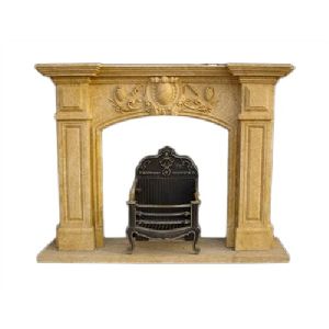 Stone Carving Fireplace